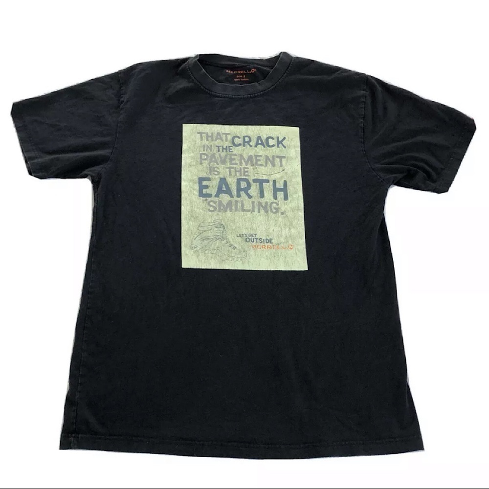 Merrell Black Graphic Tee Shirt - Picture 6 of 6